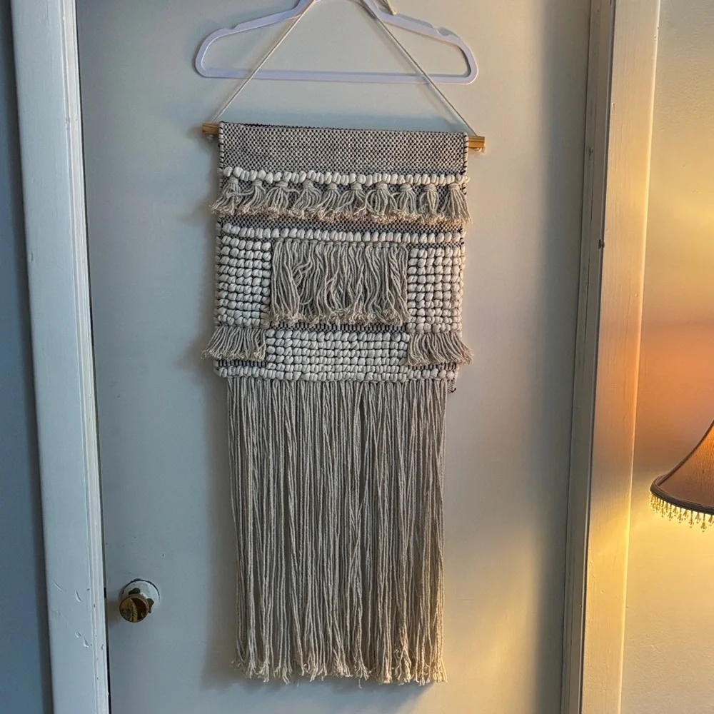 Handcrafted Macrame Wall Hanging in neutrals